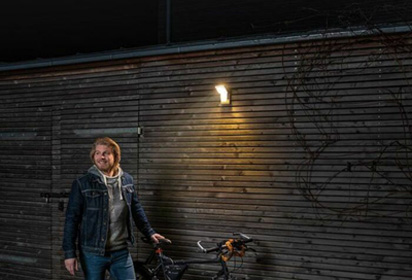 Outdoor lights for staff safety